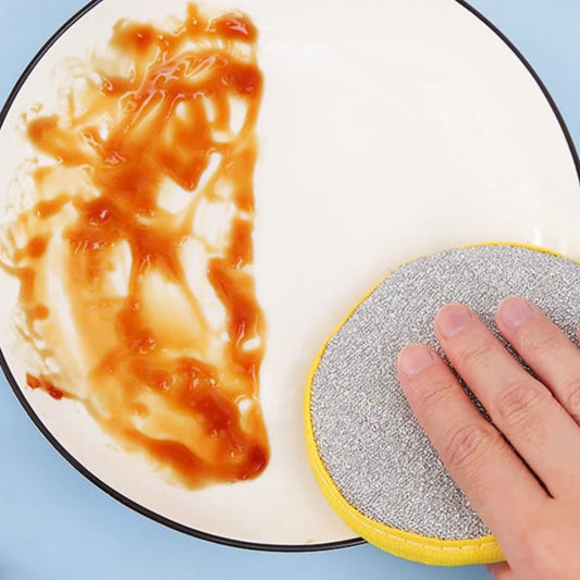 Pack de 10 éponges vertes double face – Nettoyage puissant & accrochage pratique